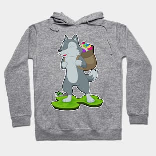 Wolf Easter Easter eggs Backpack Hoodie